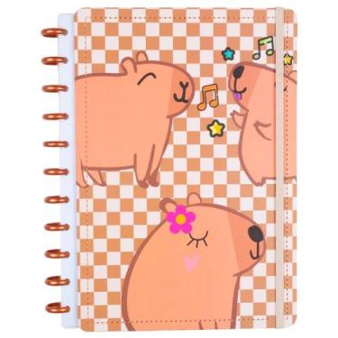 Imagem de Caderno Capivara Grande G Capa Dura Disco Reposicionável - Disko
