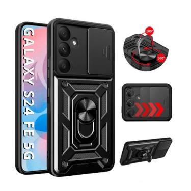 Imagem de Capa Capinha Armor Anti Choque Militar Ring Luxo Para Galaxy S24 Fe 5g