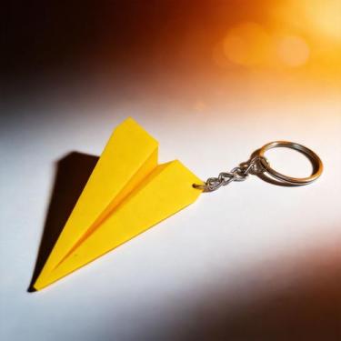 Imagem de Chaveiro Avião Estilo Origami  Design Moderno e Criativo - - OX., Amar