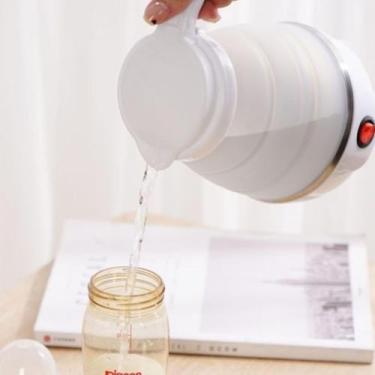 Imagem de Jarra Chaleira Elétrica Viagem 110v Mini De Silicone Dobrável Portátil