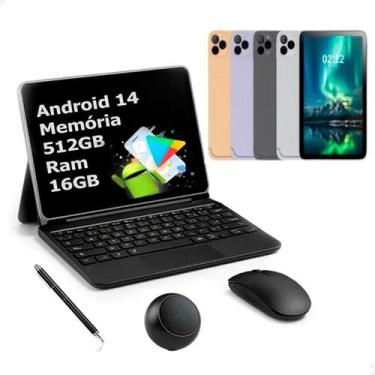 Imagem de Tablet PC Milli Mil20 Pro 16gb Ram+512gb Memória Android 14, Preto