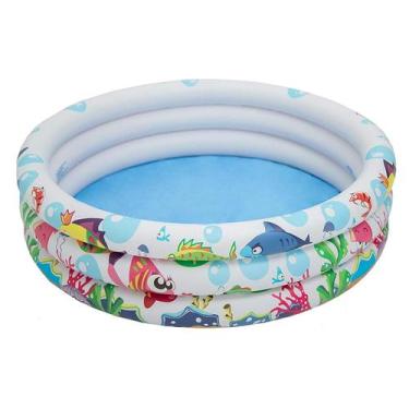 Imagem de Piscina Inflável 100 Litros Fundo Do Mar Criança Infantil - SUMMER FUN