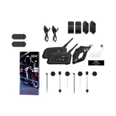 Imagem de Capacete De Motocicleta Bluetooth EJEAS V6 pro plus Para 6 Pilotos, Wa