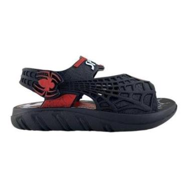 Imagem de Sandália Infantil Menino  Homem Aranha Grendene 23064 AZUL/VERMELHO 26/27-Masculino