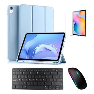 Imagem de Kit Capa Smart Para Ipad A16 11 + Teclado + Mouse + Película - Cases, 