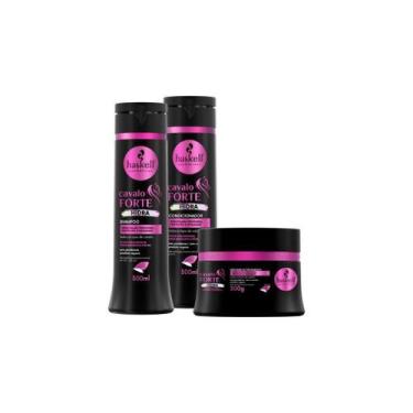 Imagem de Kit Haskell Cavalo Forte Hidra Sh+Cond 300ml e Máscara 300g