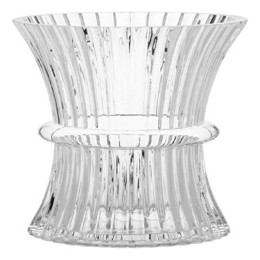 Imagem de VASO VIDRO 27x13x13cm TRANSPARENTE DECORATIVO ENFEITE CASA