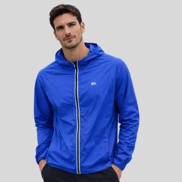 Imagem de Jaqueta Masculina Esportiva Corta Vento Enfim - Malwee, GG, Azul