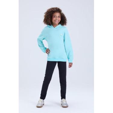 Imagem de Conjunto Infantil Feminino de Inverno Moletom com Capuz e Pingente - V