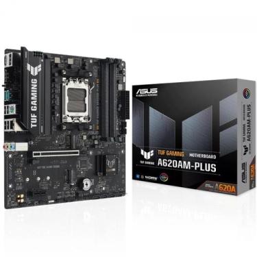 Imagem de Placa Mãe Asus TUF Gaming A620AM PLUS Chipset A620 AMD AM5 mATX DDR5
