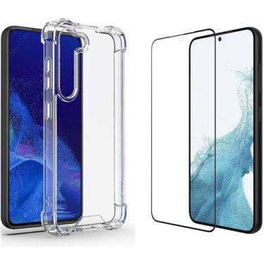 Imagem de Kit Capa Anti Shock e Película Vidro 3D Para Samsung Galaxy S23 FE - L