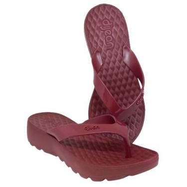 Imagem de Tamanco Dijean Chinelo Feminino Anabela Baixo Confortável Sandalia aza