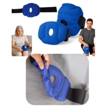 Imagem de Bolsa Térmica Para Joelho Alívio De Dores Esportes Artrite Fria E Quen