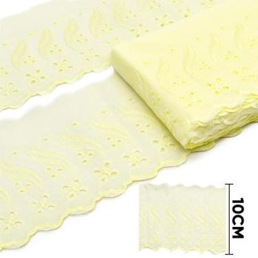 Imagem de Bordado Inglês 10,0cm BP088 Amarelo - 13,7 Metros  artePunto