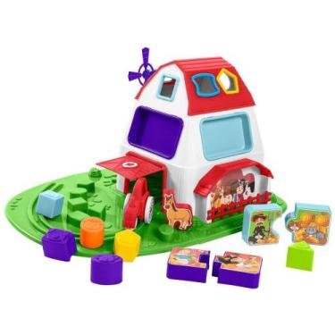 Imagem de Brinquedo de Encaixar Fazendinha Ta Te Ti - 20 Peças