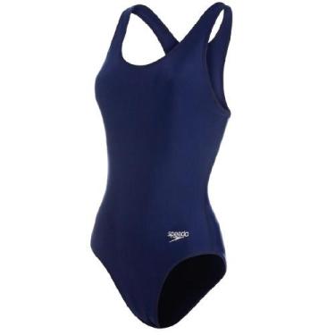 Imagem de Maiô Speedo Racerback - 020438 - Azul marinho, Azul escuro, G