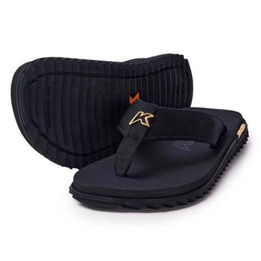 Imagem de Chinelo Sandália Kenner Kivah Gold Masculino, Preto, 43
