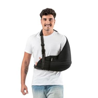 Imagem de Tipoia Estofada Imobilizadora Velpeau Preta - Hidrolight, G, Preta