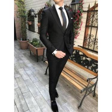 Imagem de Terno Masculino Preto Estilo Italiano  TB179X - TERZI