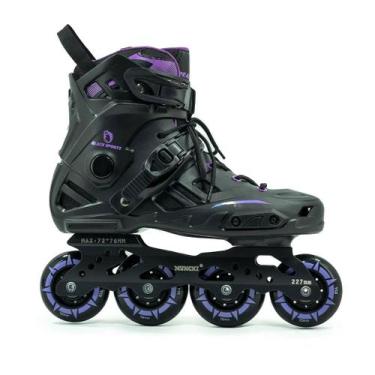 Imagem de Patins Urbano Profissional Munchi M10 Rock Preto Roxo Abec11, 35
