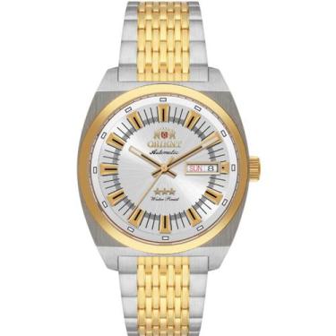 Imagem de Relógio orient masculino automatico heritage 3 estrelas yn6mm018 s1sk