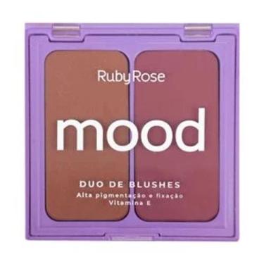 Imagem de Duo Blush Feels Mood - Sandstone + Smooth Taupe - Rubyrose - Ruby Rose