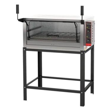 Imagem de Forno De Lastro Elétrico Com Porta Guilhotina Fle800pg 220V Gastromaq,