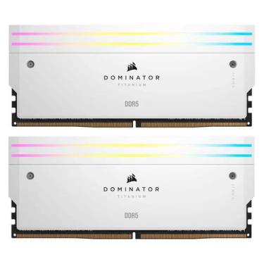 Imagem de Memória RAM Corsair Dominator Titanium RGB 64GB (2x32GB) DDR5 6000MHz 