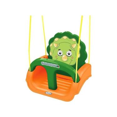Imagem de Balanço Infantil Fofossauros Verde e Laranja - Xalingo