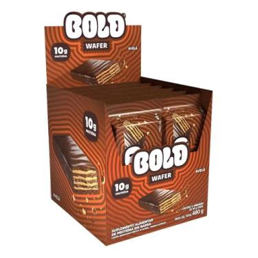 Imagem de Bold Wafer Display 12x40g, 10g Proteína, Crocante Sem Açúcar, Avelã
