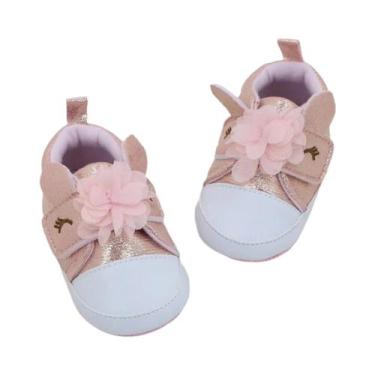 Imagem de Sapatos De Caminhada Para Bebês Meninas De 0 a 1,5 Anos Solas Macias P