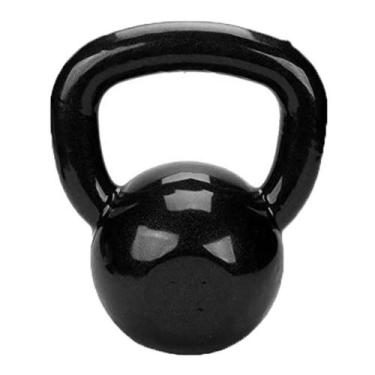 Imagem de Kettlebell 10KG Emborrachado IBJ, Preto, Unico