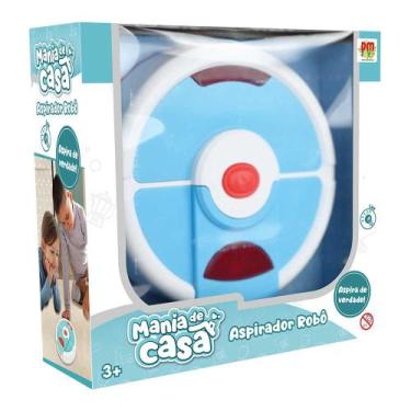 Imagem de Brinquedo mania de casa aspirador robo azul - dm brasil