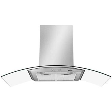 Imagem de Coifa de Parede Philco 2 em 1 90cm Vidro e Inox PCO90G, Prata, 220V