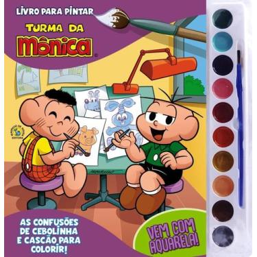 Imagem de Livro - Turma da Mônica Livro para Pintar com Aquarela - On Line Edito