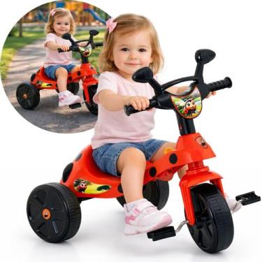 Imagem de Triciclo Infantil Velotrol Passeio Pedal Biemme Seguro 12 Meses Suport