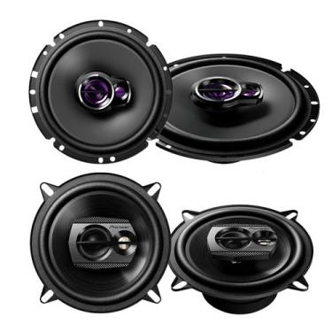 Imagem de Kit Alto Falantes Pioneer Triaxial 5 6Pol 4Ohms 110WRms TS1760BR TS139