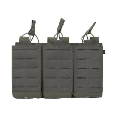 Imagem de Bolsa Tática Tripla Para Carregadores Molle Para 7.62 5.56mm AK M4 AR 