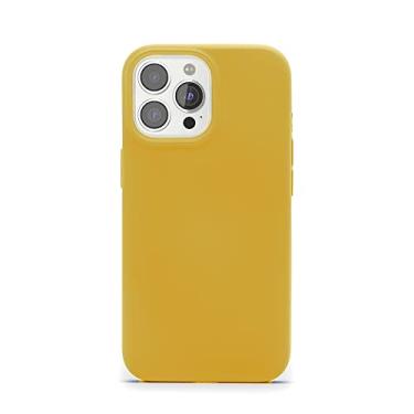 Imagem de Customic Capinha Case Capa para Celular iPhone 13 Pro Max (6.7”), Soft Touch Anti Impacto Proteção Militar 1.2 metros contra quedas, Amarelo