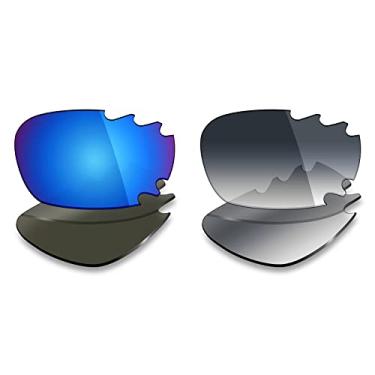 Imagem de 2 pares de lentes polarizadas de substituição da Mryok para óculos de sol ventilados Oakley Jawbone – Opções