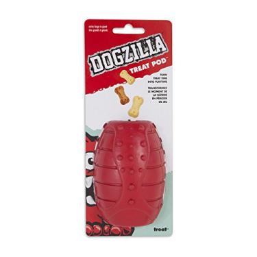 Imagem de Brinquedo Dogzilla Treat Pod Toy, vermelho, grande