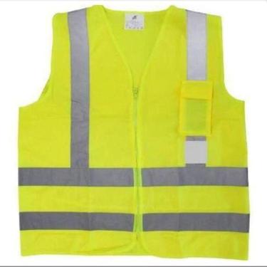 Imagem de Colete Refletivo Bolso Amarelo M Pps13 Proteplus