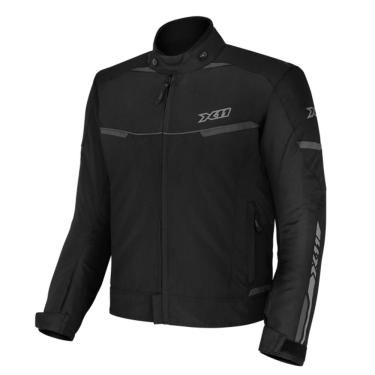 Imagem de Jaqueta X11 Guard 2 Preto/Cinza Com Proteções Moto Motociclista (G)