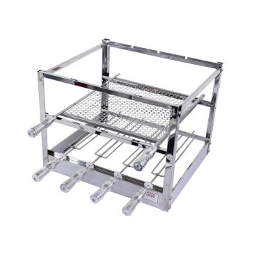 Imagem de Suporte de Inox para Churrasqueira 55x50