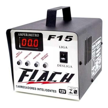 Imagem de Carregador De Bateria 15A 12/24V Aux. Partida Bivolt F15