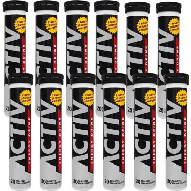 Imagem de Kit 12 Activ Energy Drink Eurovit 20 Tabletes