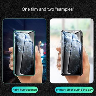 Imagem de Película de vidro temperado com airbag inquebrável luminoso para iPhone 8 Plus/7 Plus/6 Plus/6s Plus