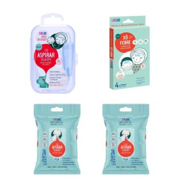 Imagem de Kit Completo LIKLUC - 1 Aspirar + 2 Assoar Baby + 1 Xô Febre Adesivo