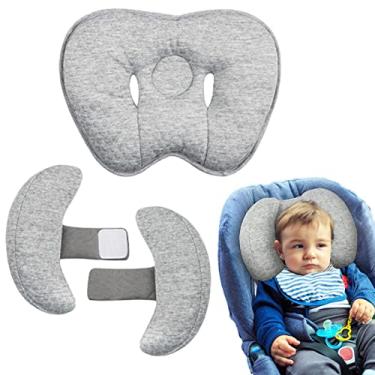 Imagem de pescoço bebê - Almofadas pescoço para viagens,viagem bebê, travesseiro apoio cabeça infantil para assento carro, travesseiro pescoço, acio