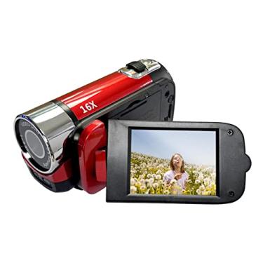Imagem de Qudai Câmera de vídeo digital portátil 1080P de alta definição DV Filmadora 16MP 2,7 polegadas Tela LCD 16X Zoom Digital Bateria Embutida BD